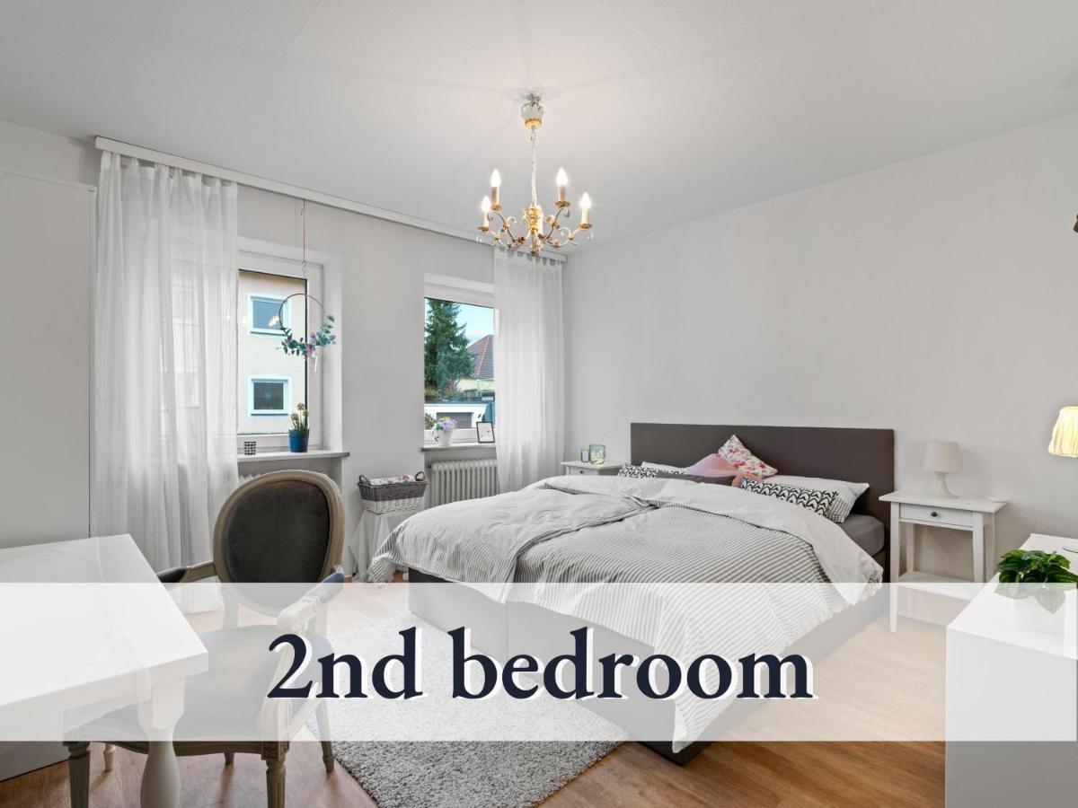 Sehr Grosse Ferienwohnung In Bester Lage Mit Grosser Sonnenterrasse L Innenstadtnaehe L 1 Minute Zum Bahnhof L Grosse Kueche L Tv L Extra-Wc L Free-Wlan L Willkommen Im Hallo!-Apartment 5 巴特沃里斯霍芬 外观 照片